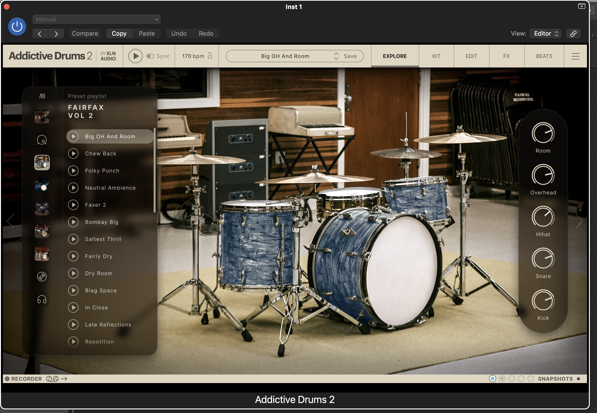 XLN Audio Addictive Drums Fairfax 2 Adpak